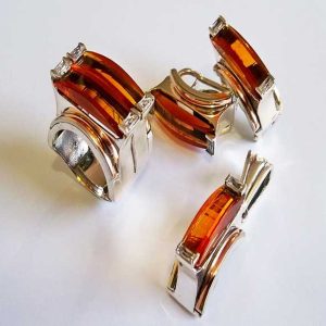 SET ORO PLATA CITRINO